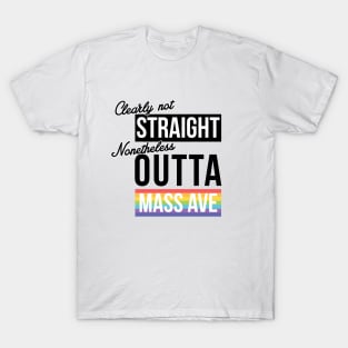 (Clearly Not) Straight (Nonetheless) Outta Mass Ave - Indy Pride T-Shirt